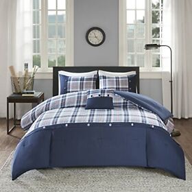 Cs10-0221 Comfort Spaces All Season Cozy Comforter Set Modern Casual Bedding Active