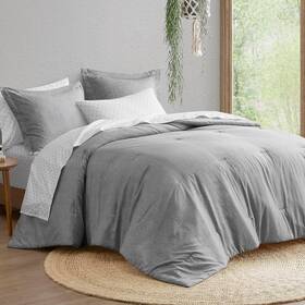 Am10-0098 Comfort Spaces Full 7 Pieces Comforter Set Boho Bed Sets For Size Farmhouse Bedding S