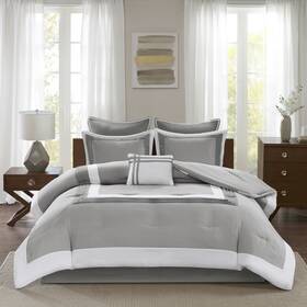 B0756qndsc Comfort Spaces Malcom Cozy Comforter Set - Modern Trendy Design All Season Down