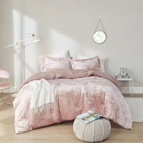 Cs10-1451 Comfort Spaces Juliette Luxe Comforter Set Velvet Lush With Soft Brushed Microfiber Reverse