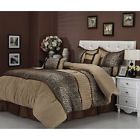 Sadie7-piesce Comfortegr King Set Chettah Bedding