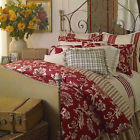 Full4 Comforter Chaps - Riviara Red Set Beige Ralph French Pc Lauren