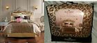 Comforter Shams Juicy Couture 220 Animal Instinct Leopard Sham Set Gold Full Queen 400954052061
