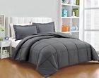 Comin16ju022595 Down Alternative Comforter Set Queen Gray 840079108456