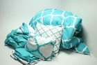 Comin18ju079581 Grand Linen Oversize Lattice Quatrefoil Designer Comforter Set 730699515683