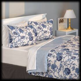 779321xtv95l Concierge Collection 100% Cotton Clipped Comforter Set
