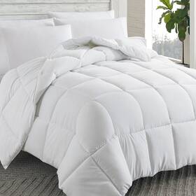 Cosybay 791280175952 Down Alternative Comforter White Calking All Season Soft Quilted Ca