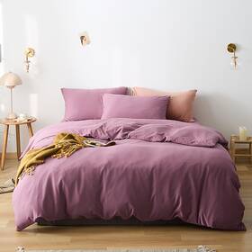 B09phgsj73 Cottonight Purple Comforter Set Full - Dusty Mauve 3-piece Bedding For Adults And Teens