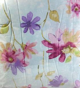 Country Manor Collection 651896033285 Floral Comforter King Size Blanket Flowers 101x86 In