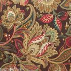 Coventry J Queen Comforter Set 7pc Euros Pillow Jacobean Floral Brown 846339053696