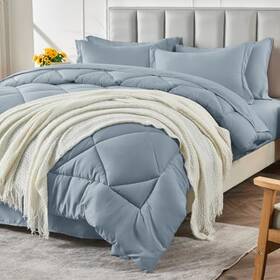 Cozylux 840175604951 Comforter Set With Sheets - Bed In A Bag All Season For