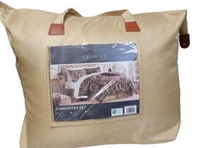 Croscill 022164213553 Classics Julius 4-piece Queen Comforter Set Burgundy Msrp 600