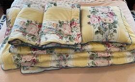 Croscill 083013116043 Vintage Princess Full/queen Comforter Shams Throw Pillow Grandmillenial