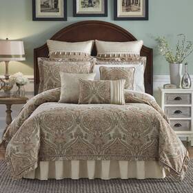 2aw-005o0-1446 Croscill 2aw-005o0-1446/990 Birmingham California King 4-piece Comforter Bedding Set New In Package