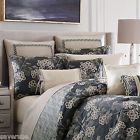 Croscill Paloma Queen Comforter 4 Piece Set Blue Ivory New In Box 083013279724