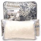 Croscill Paloma Queen Comforter 6pc Set Nwt Floral Ivory Blue Gold Euro Shams 083013293843