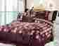 Cs-273 King Size Bed In A Bag 7pcs Micro Fur Comforter Bedding Ensemble Set Squares