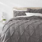 Cs1-dag-k Amazonbasics Pinch Pleat Comforter Set King Dark Grey 192233017341