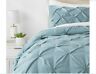 Cs1-spb-f-q Amazonbasics Pinch Pleat Comforter Set Twin Spa Blue
