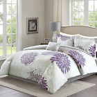 Cs10-0023 Comfort Spaces Enya Comforter Set Piece Purple Grey 675716894757