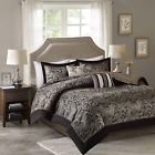 Cs10-0182 Comfort Spaces Queen Comforter Set Charlize Jacquard