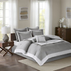 Cs10-0442 Comfort Spaces Malcom Comforter Set Piece Grey King 086569919649