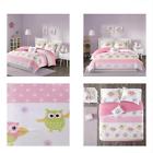 Cs100206 Owl Kid Comforter Set Piece Flower Polka Dot 675716951863