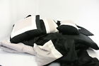 Cs1464-an Chic Home Duke Comforter Set Queen Black Sheets Shams Pillows