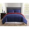 Cs1656nbufq-00 Truly Soft Everyday Navy To Burgundy Queen Comforter 783048004567