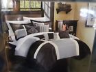 Cs1764 Chic Home Pc Alleta Patchwork Solid Color Block 840444117649