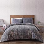 Cs1778obkg-1500 Brooklyn Loom Sand Washed Cotton Comforter Set King Blue