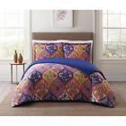 Cs1796fq-1500 Paloma Ogee Multicolor Pc Comforter Set Rustic Floral Bedding Boho