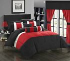 Cs1885-an Chic Home Piece Mackenzie Complete Pieced Comforter Set 840444118851