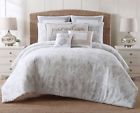 Cs1966kg-1500 Oceanfront Resort Toile Printed Cotton Comforter Set King 783048019455
