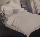 Cs2130 Charisma New King Comforter Set In White With Blue
