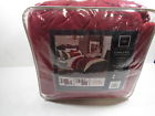 Cs2271-an Chic Carlton Comforter Set King Size Burgundy 840444122711
