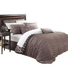 Cs2820-bib-cn Chic Home Lassie Reversible Piece Comforter Set Bed 790566471726