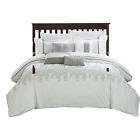 Cs3041-bib-cn Chic Home Layla Lauren Piece Comforter Set Bed 790566471221
