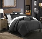 Cs3304-an Chic Home Piece Khaya Down Alternative Jacquard Striped 840444133045