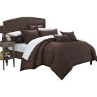 Cs3924-cn Chic Home Dinarelle Donna Jacquard Comforter Bed In 790566473577