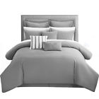 Cs3961-cn Chic Home Cranston Brenton Striped Piece Comforter Set 790566481534