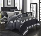 Cs4930 Chic Home Pc Zarah Supersoft Color Block Banding 840444149305