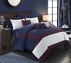 Cs4935 Chic Home Pc Zarah Supersoft Color Block Banding 840444149350