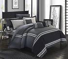 Cs4940-an Chic Home Zarah Piece Comforter Set Complete Bed 840444149404