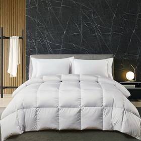 Cuddl Duds 081806315154 Luxury Down Duvet King Comforter Filled White Insert 102 X 92 Euc