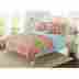 D44120218 Dekor44 Queen Comforter Damask Quilt Bedspread Aqua Teal Red Bedding Pattern Reversible 767675416863