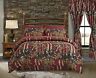 Dc117-8f-q Regal Comfort Full Size Pc Camo Set Burgundy 842131111527