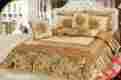 Ddbm-6169l-1k Dada Bedding 3 Piece Gold Quilt Comforter Bed Set Twin Size Sunflower Shiny Patchwork