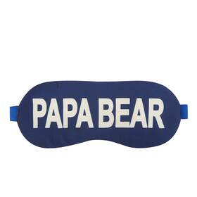 Dearfoams 784857914092 4pc Mama Bear Comforter With Throw And 2 Eye Masks Navy Queen