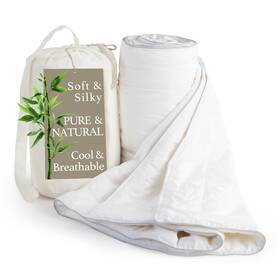 Desert Breeze Distributing 810183130063 Natural Comforter Viscose From Bamboo Lightweight Breathable Down Alterna
